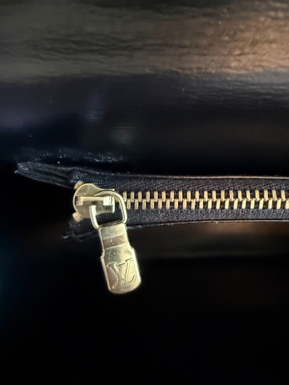 Louis Vuitton Black Epi Leather Top Handle Satchel with Gold Hardware - Picture 5 of 8